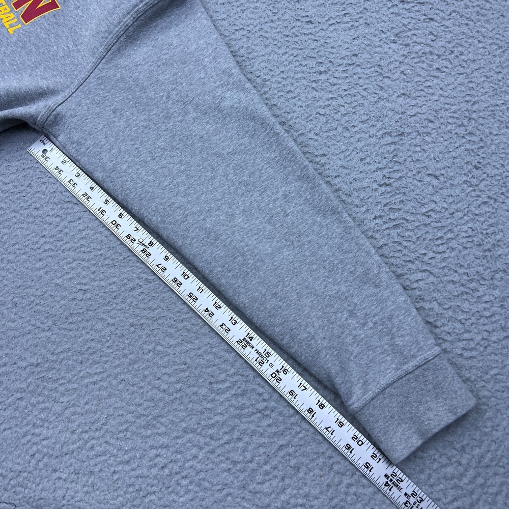 Nike Simpson Storm Football Sweatshirt M Gray Crewneck Pullover Center Swoosh SC - Picture 7 of 12
